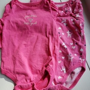 5/$20 set of long sleeve onsies 3m